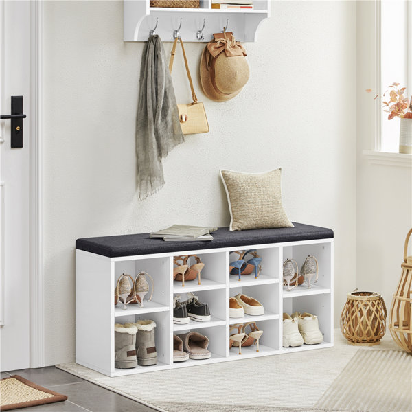 Latitude Run® Shelves Storage Bench & Reviews Wayfair